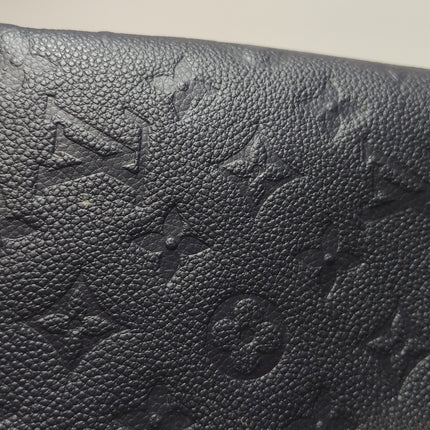 Louis Vuitton Pochette Métis Monogram Empreinte Leather Navy