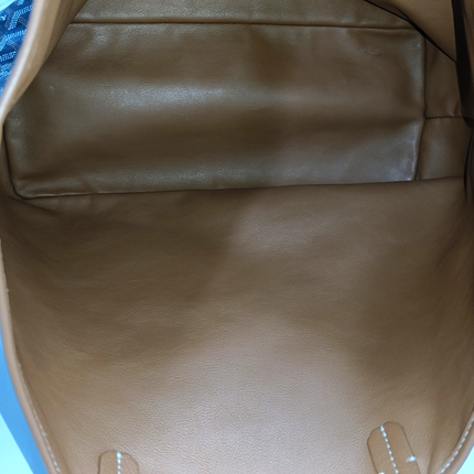 Goyard Anjou PM Medium Tote Brown Reversible Leather Lining