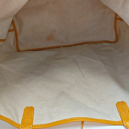 Goyard Saint Louis GM grand cabas jaune 2014