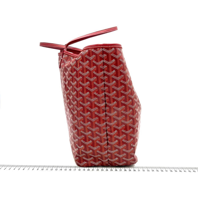 Goyard Saint Louis PM Tote Medium Red Goyardine 2017