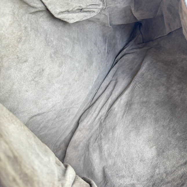 Bottega Veneta Maxi Convertible Tote Bag Hobo Chocolate Brown Leather Two-way Carry 50cm