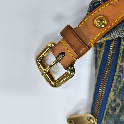 Louis Vuitton Monogram Blue Denim Baggy PM Shoulder Bag