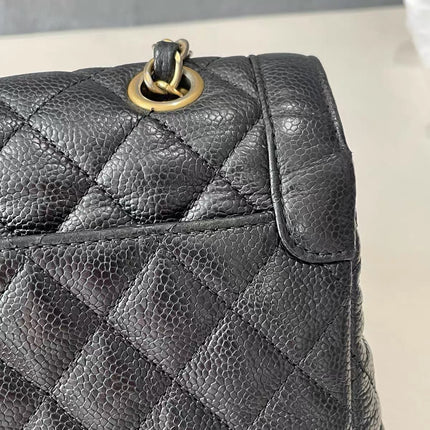 Chanel Paris Limited Medium Black Caviar Leather Gold Hardware 2015-16