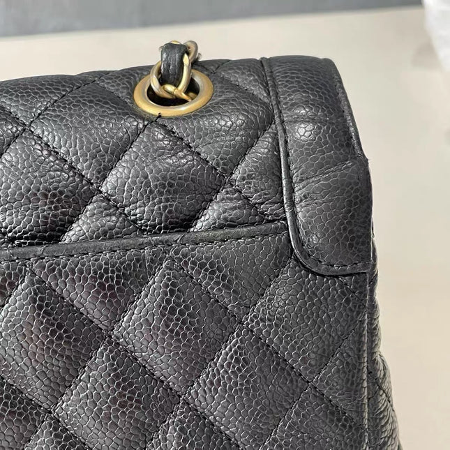 Chanel Paris Limited Medium Black Caviar Leather Gold Hardware 2015-16