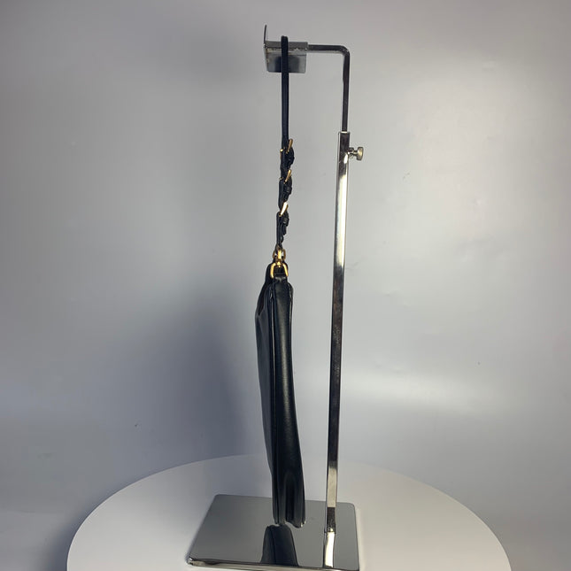 Sold Prada Cleo Vintage Black Leather Gold Hardware