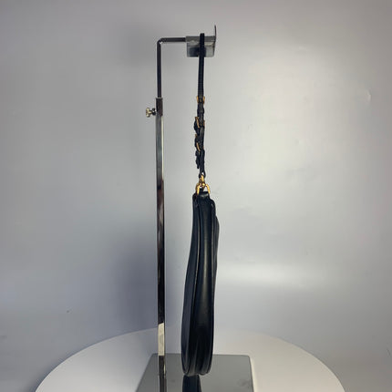 Sold Prada Cleo Vintage Black Leather Gold Hardware