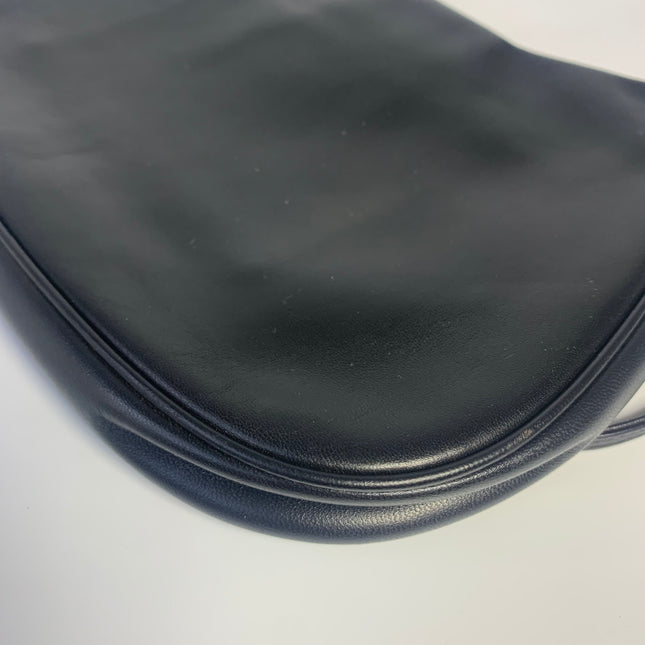 Sold Prada Cleo Vintage Black Leather Gold Hardware