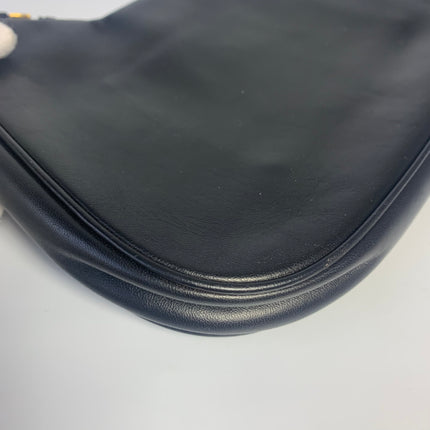 Sold Prada Cleo Vintage Black Leather Gold Hardware