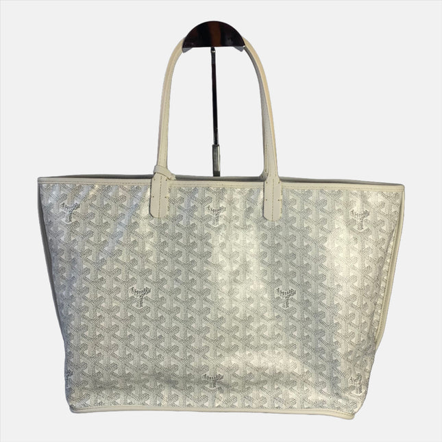 Goyard Anjou PM Medium Tote White Reversible Leather Lining-Luxbags