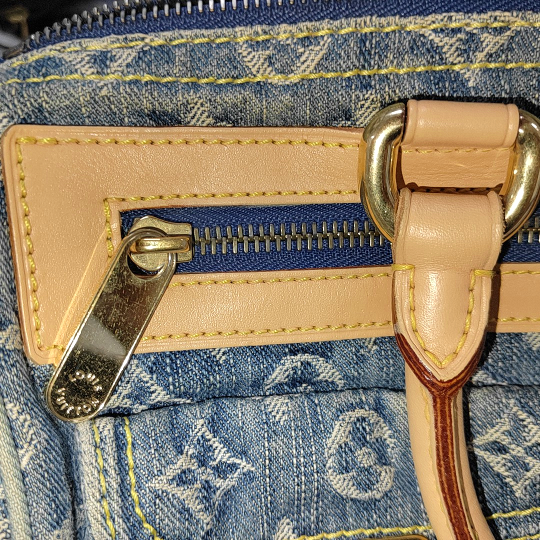 Louis Vuitton Denim Neo Speedy Boston Bag