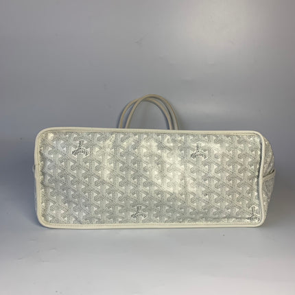 Sold Goyard Anjou PM Medium Tote White Reversible Leather Lining