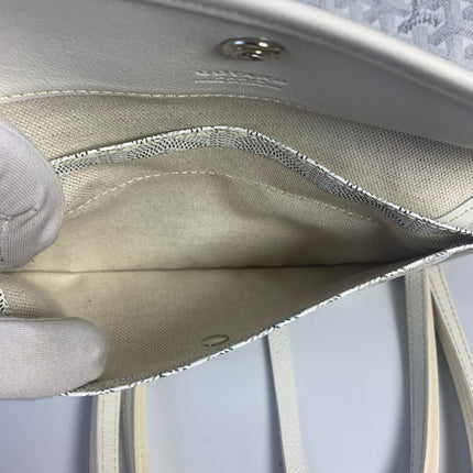 Sold Goyard Anjou PM Medium Tote White Reversible Leather Lining