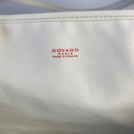 Sold Goyard Anjou PM Medium Tote White Reversible Leather Lining