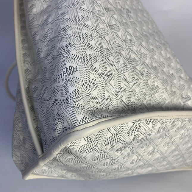 Sold Goyard Anjou PM Medium Tote White Reversible Leather Lining