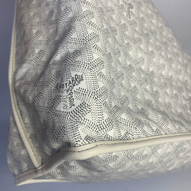 Sold Goyard Anjou PM Medium Tote White Reversible Leather Lining