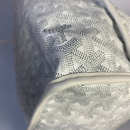 Sold Goyard Anjou PM Medium Tote White Reversible Leather Lining