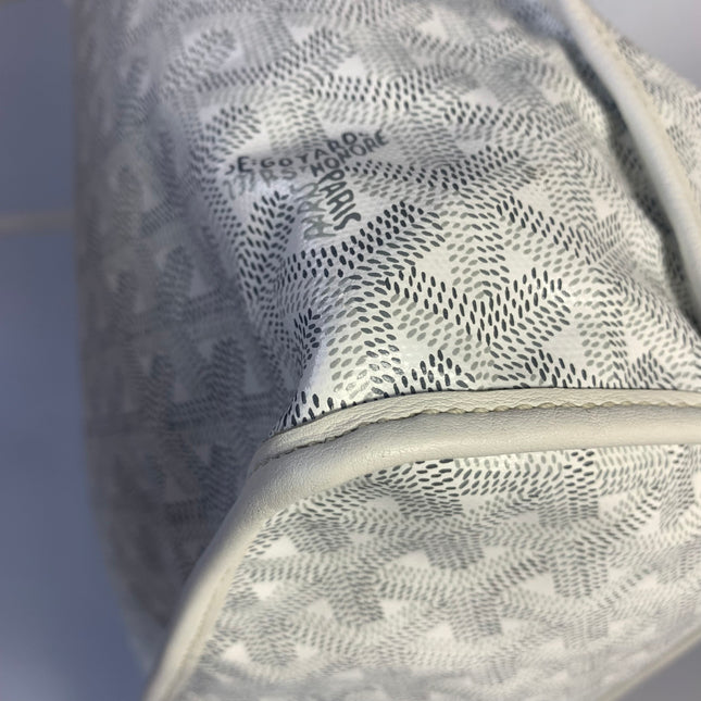 Sold Goyard Anjou PM Medium Tote White Reversible Leather Lining