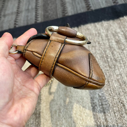 Gucci Horsebit 1955 Small Coffee Brown Leather Shoulder Bag
