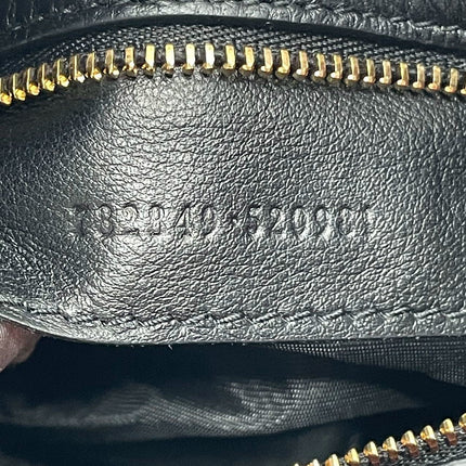 Gucci Jackie 1961 Small Black Patent Leather Shoulder Bag S24