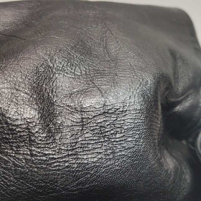 Fendi Mamma Baguette Black Ponyhair Calfskin Leather Shoulder Bag