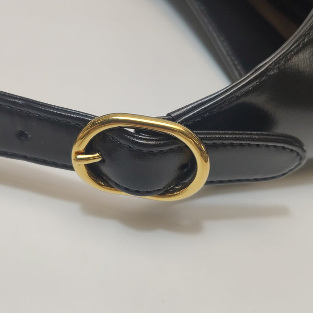 Gucci Jackie 1961 Medium Black Leather Bag No Strap