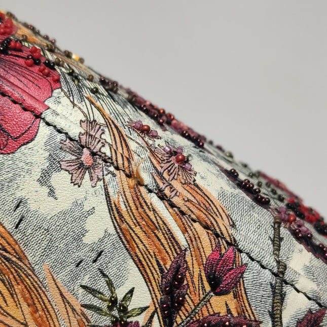Lady Dior Mini Embroidered Phoenix Cloth Multicolor Handbag