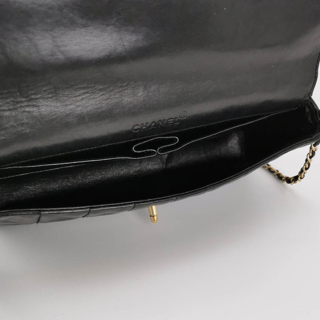 Sold Chanel East West Chocolate Bar Black Leather
