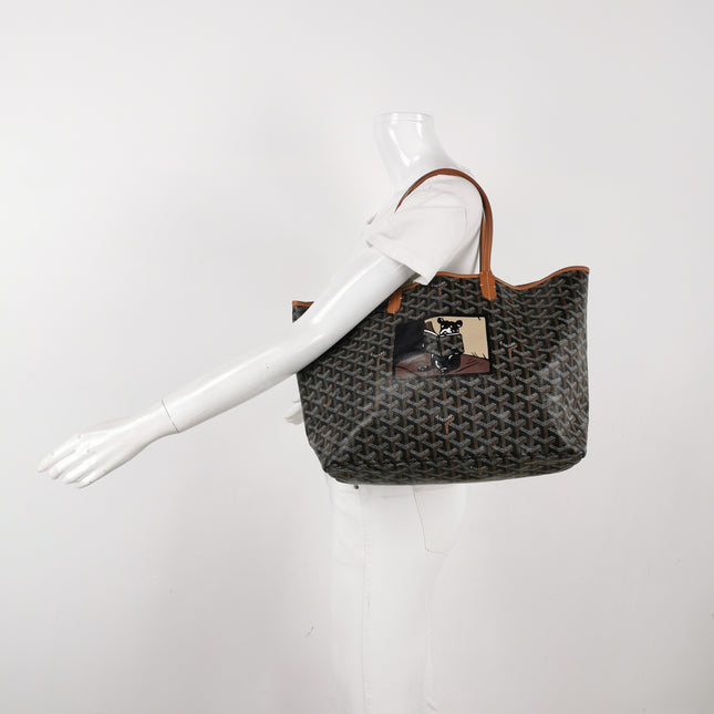 Goyard Saint Louis Tote PM Medium Brown French Bulldog 2020