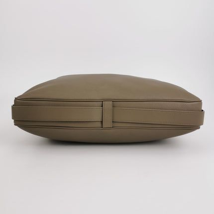 CELINE Romy Large Grey Calfskin Leather Shoulder Bag