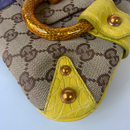 Gucci Horsebit 1955 Chain bag with embellished snake head buckle