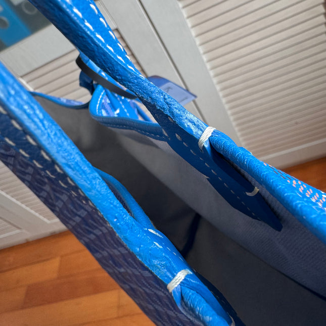 Goyard Saint Louis PM Tote Medium Blue