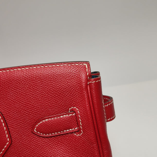 Hermes Birkin 30 Epsom Leather Red Rouge Casaque Gold Hardware 2012