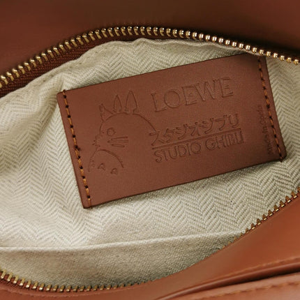 Loewe x Howl's Moving Castle Studio Ghibli Puzzle Calcifer Small Tan Caramel