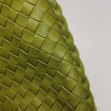 Bottega Veneta Veneta Hobo Avocado Green 47cm Lambskin Leather