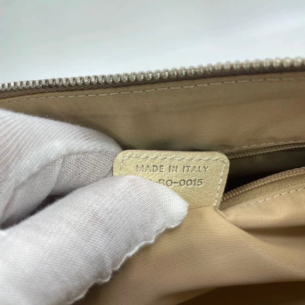 Dior Boston Bowling Bag White Oblique Monogram Canvas With Flower Embroidery