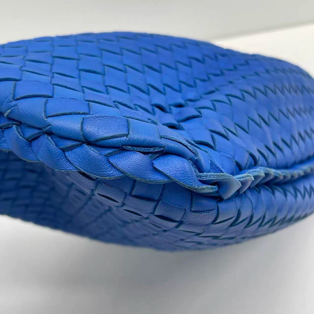 Bottega Veneta Hobo Bag Lambskin leather Royal Blue Medium 45cm