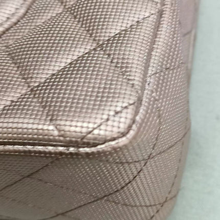 Chanel Classic Flap Medium 2016 Pink Metallic Pixel Effect Calfskin Leather