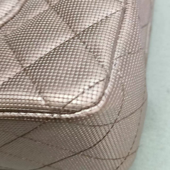 Chanel Classic Flap Medium 2016 Pink Metallic Pixel Effect Calfskin Leather