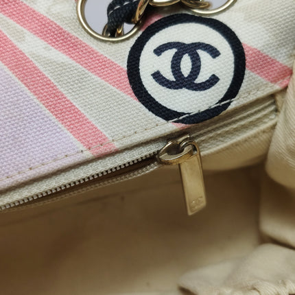 Chanel Baguette Flap Multicolor Eiffel Tower Print Cloth Shoulder Bag