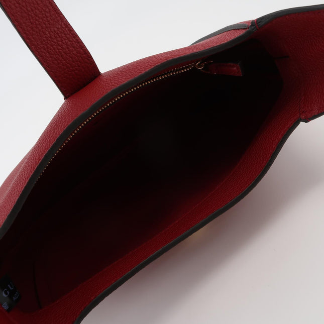 Gucci Jackie 1961 Small Red Pebbled Leather Shoulder Bag
