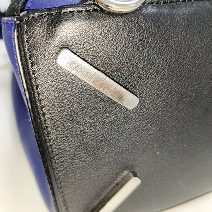 Loewe Puzzle Medium Multicolor Navy Calfskin leather bag