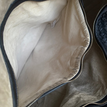 Bottega Veneta Veneta Hobo Maxi Black Leather 51cm