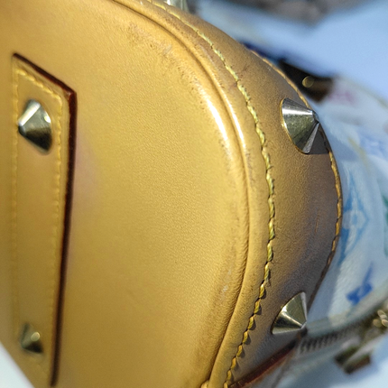 Louis Vuitton x Takashi Murakami Alma Small White Multicolor