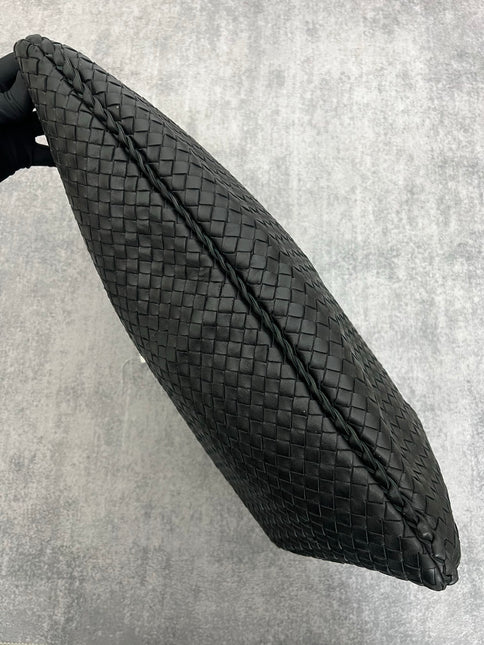 Bottega Veneta Veneta Hobo Maxi Black Leather 52cm
