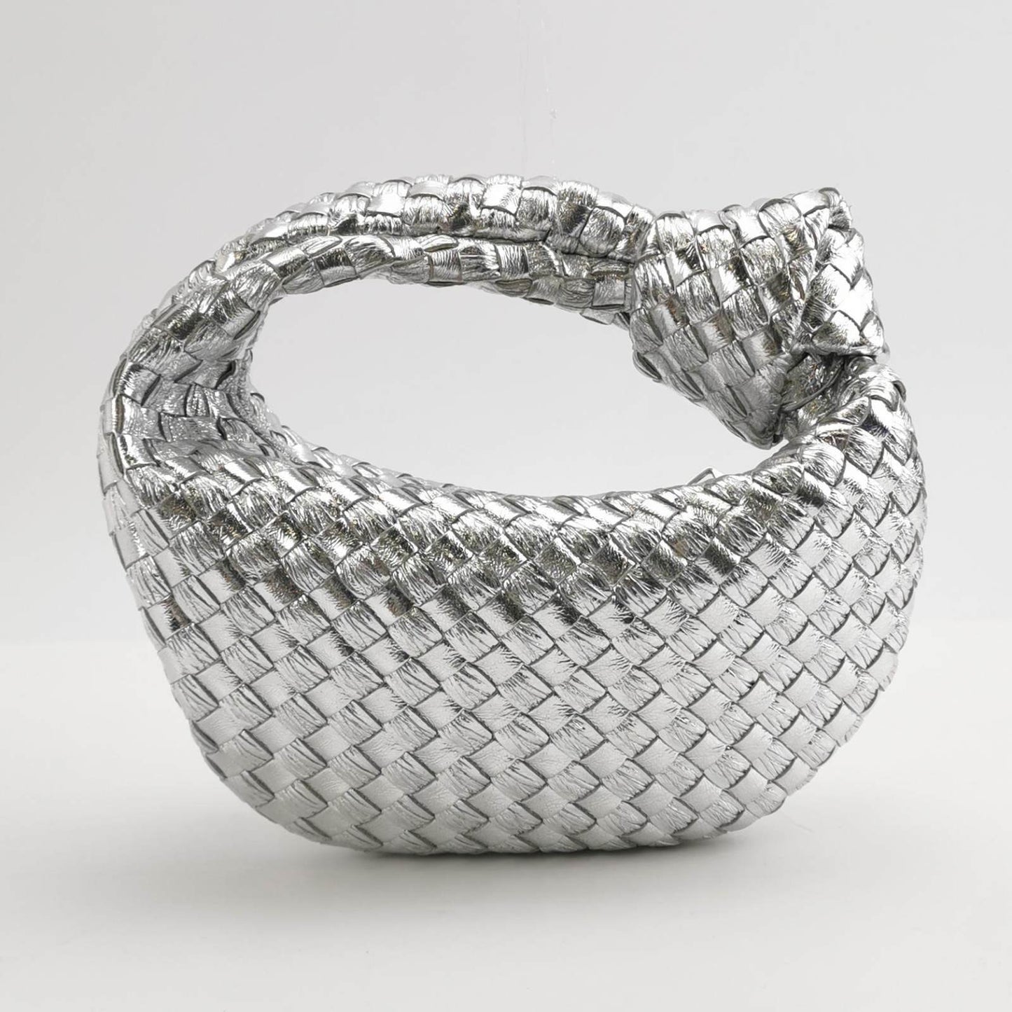 Sold Bottega Veneta Jodie Mini Silver Leather Rare