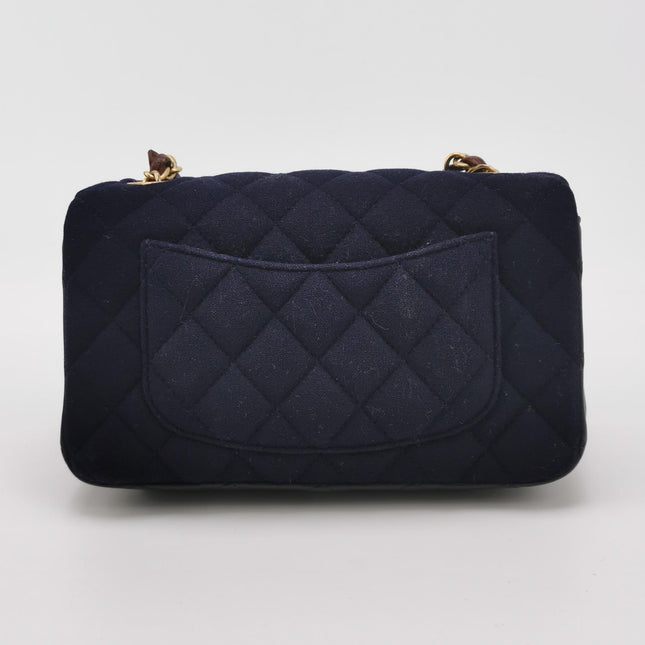 Chanel Classic Flap Mini Métiers d'Art Paris-Hamburg 2018 Wool Nautical Charms