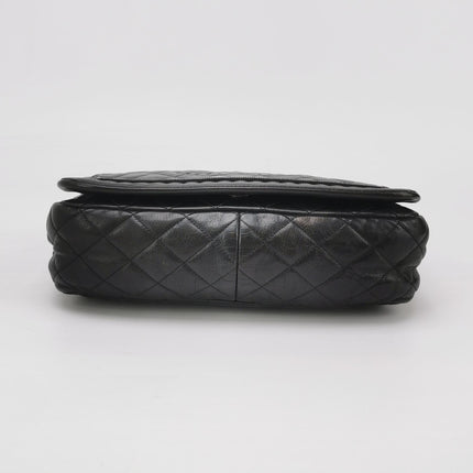 Chanel Istanbul Flap Bag 2011 Medium Leather and Knot Chain Redyed Black