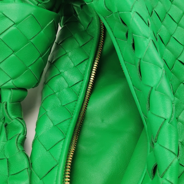 Bottega Veneta Teen Jodie Leather Green Medium