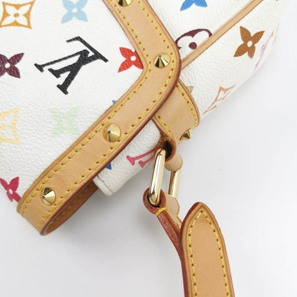 Louis Vuitton x Takashi Murakami Sologne Messenger Crossbody Bag White Multicolor