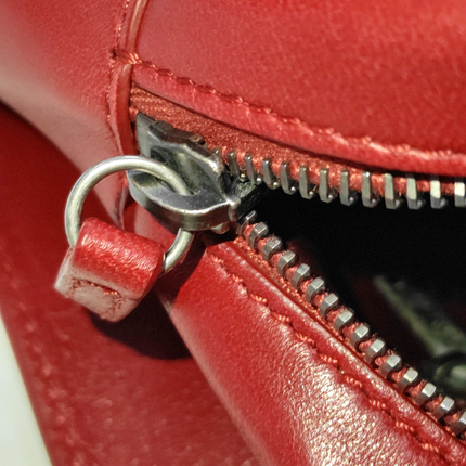 Sold Chanel Classic Flap Jumbo Large Red Calfskin Leather, 2013-2014